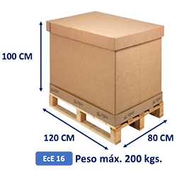 Envioconembalaje.es, kit box palet para envíos de paletería seguros